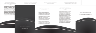 imprimerie depliant 4 volets  8 pages  web design noir fond noir texture MIF74094