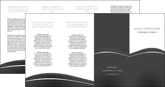 personnaliser maquette depliant 4 volets  8 pages  web design noir fond noir texture MIFBE74098