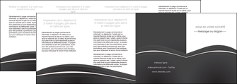 imprimerie depliant 4 volets  8 pages  web design noir fond noir texture MIF74100