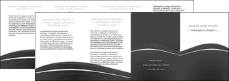 imprimerie depliant 4 volets  8 pages  web design noir fond noir texture MIFLU74100