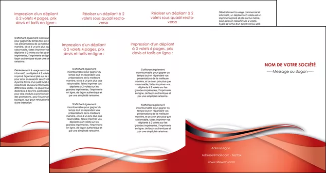 personnaliser modele de depliant 4 volets  8 pages  web design texture contexture structure MIFBE74254