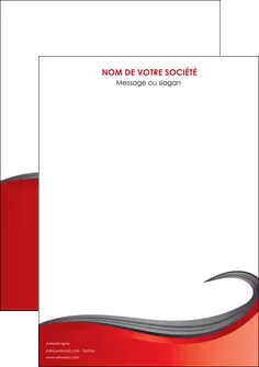 realiser affiche web design rouge fond rouge bande MIFBE74384