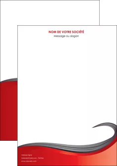 personnaliser maquette affiche web design rouge fond rouge bande MIFBE74386