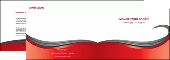 personnaliser modele de depliant 2 volets  4 pages  web design rouge fond rouge bande MIFBE74398