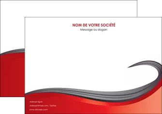 maquette en ligne a personnaliser affiche web design rouge fond rouge bande MIFBE74400