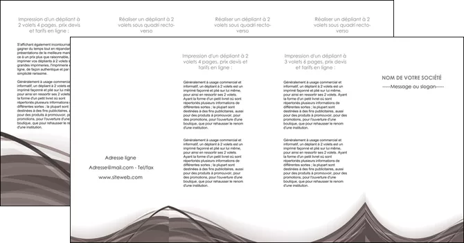 exemple depliant 4 volets  8 pages  web design gris fond gris abstrait MLGI74600
