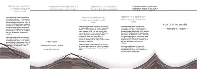 faire modele a imprimer depliant 4 volets  8 pages  web design gris fond gris abstrait MLGI74602