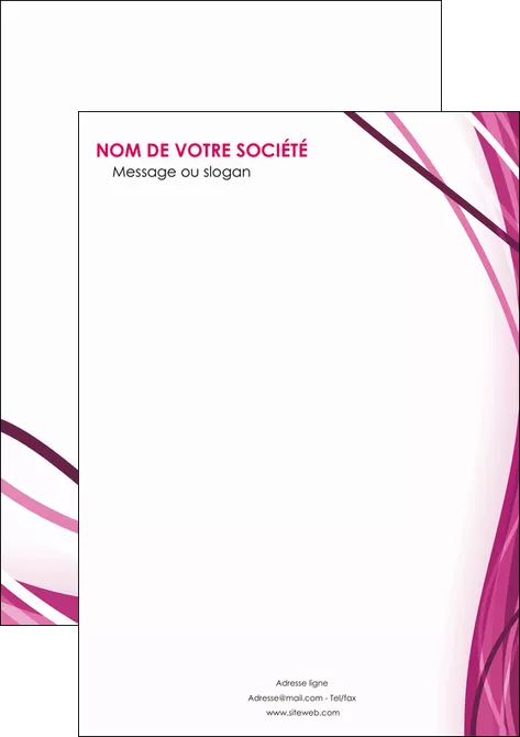 realiser flyers violet fond violet mauve MLGI74754