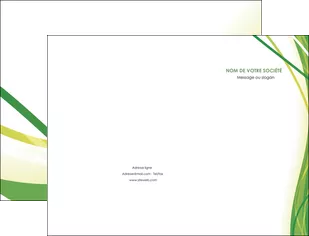 maquette en ligne a personnaliser pochette a rabat espaces verts vert fond vert nature MLGI74772
