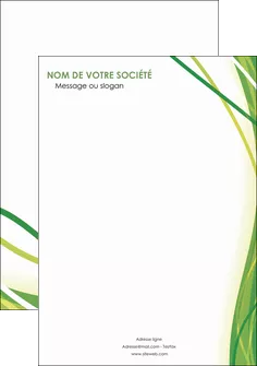 exemple flyers espaces verts vert fond vert nature MLGI74806