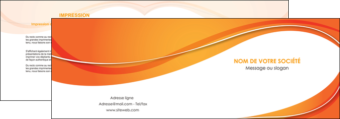personnaliser modele de depliant 2 volets  4 pages  orange fond orange couleur MLGI75212