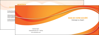 personnaliser modele de depliant 2 volets  4 pages  orange fond orange couleur MLIG75212