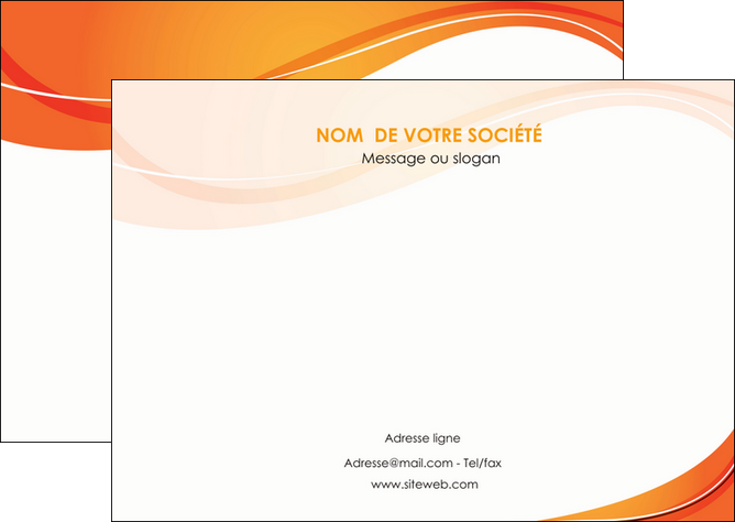 faire flyers orange fond orange couleur MLGI75222