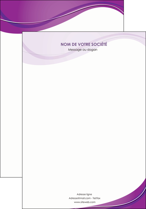 creer modele en ligne affiche web design violet fond violet couleur MLGI75252