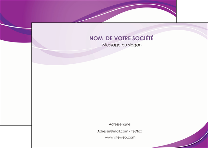 impression flyers web design violet fond violet couleur MLGI75274