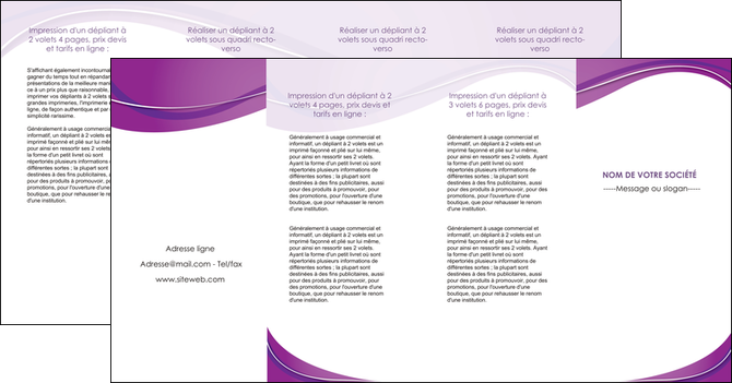 creation graphique en ligne depliant 4 volets  8 pages  web design violet fond violet couleur MLGI75294