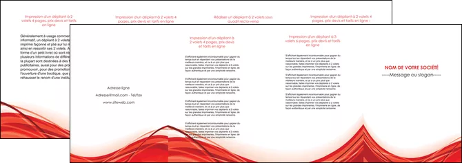 faire modele a imprimer depliant 4 volets  8 pages  web design texture contexture structure MIFLU75500