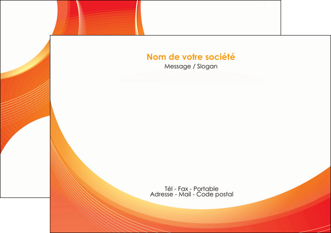 faire flyers web design orange fond orange colore MLGI75624