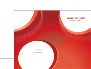 creation graphique en ligne pochette a rabat web design rouge couleur colore MIFCH75666