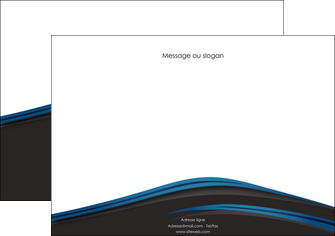 creation graphique en ligne affiche web design fond noir bleu abstrait MLIG75996
