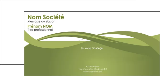 maquette en ligne a personnaliser carte de correspondance graphisme texture bicolore jolie contexture texture en verte MLGI7626