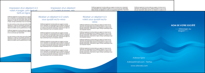 modele depliant 4 volets  8 pages  web design bleu fond bleu bleu pastel MLIP77066