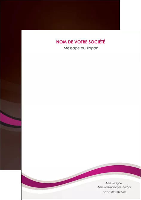 modele en ligne flyers web design violet fond violet marron MLGI77112