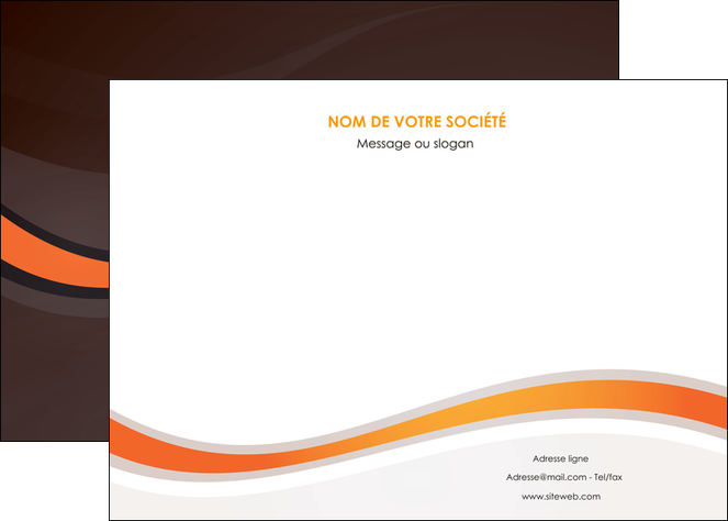impression affiche web design orange gris texture MLIP77234
