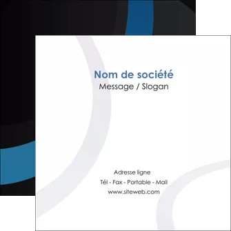 cree flyers web design noir fond noir bleu MIFBE78692