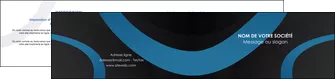 exemple depliant 2 volets  4 pages  web design noir fond noir bleu MIFBE78694