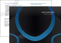 creation graphique en ligne depliant 2 volets  4 pages  web design noir fond noir bleu MIFBE78698