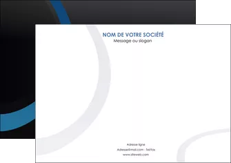 personnaliser modele de affiche web design noir fond noir bleu MIFBE78700