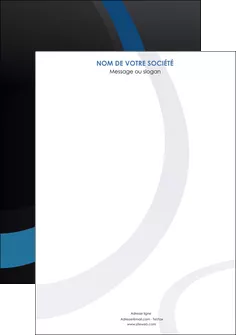 realiser affiche web design noir fond noir bleu MIFBE78716