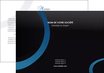 cree set de table web design noir fond noir bleu MIFBE78718