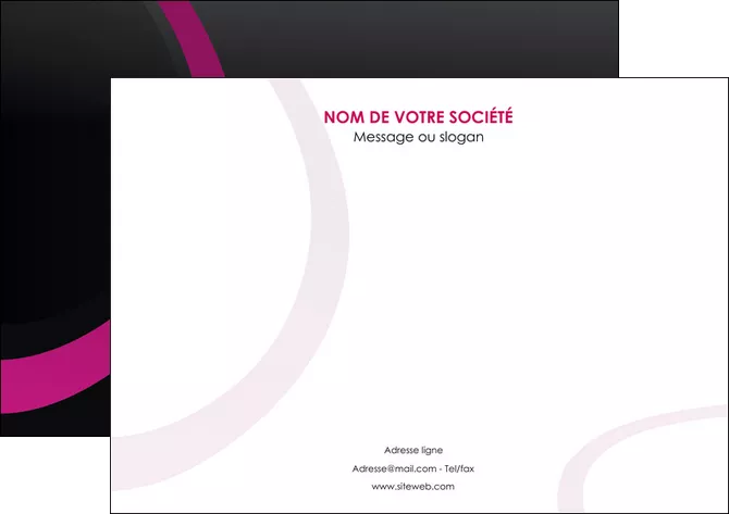 personnaliser maquette affiche web design noir fond noir violet MLGI79002