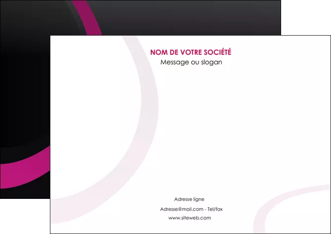 modele en ligne affiche web design noir fond noir violet MLGI79006