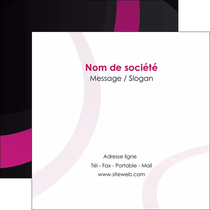 faire modele a imprimer flyers web design noir fond noir violet MLGI79016