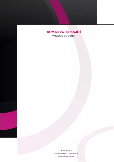 creation graphique en ligne affiche web design noir fond noir violet MLGI79038