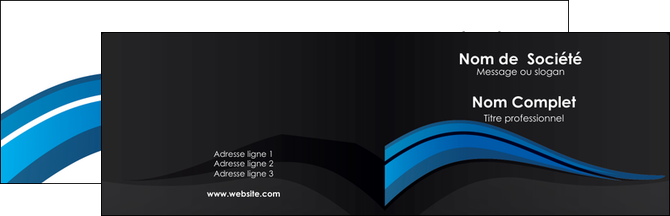 creation graphique en ligne carte de visite web design bleu couleurs froides gris MLGI79554