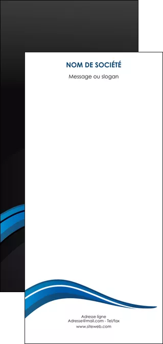 modele flyers web design bleu couleurs froides gris MLGI79596