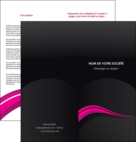 exemple depliant 2 volets  4 pages  web design violet fond violet arriere plan MLGI80326