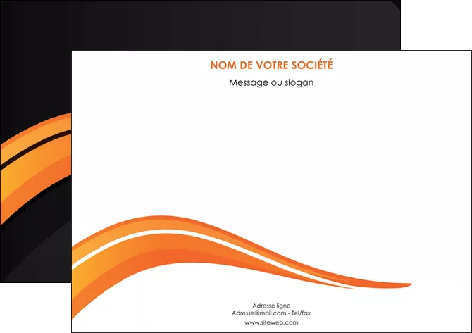 cree affiche web design orange gris couleur froide MLGI80422