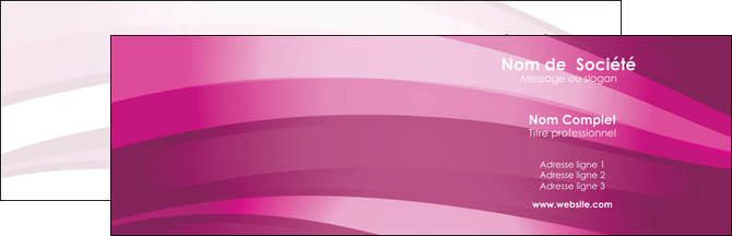 personnaliser modele de carte de visite web design rose rose fuschia couleur MIF80514