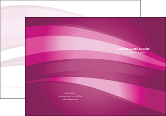 personnaliser maquette pochette a rabat web design rose rose fuschia couleur MIFLU80518
