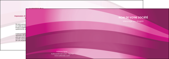 creer modele en ligne depliant 2 volets  4 pages  web design rose rose fuschia couleur MIFCH80522