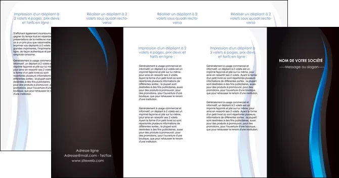 creer modele en ligne depliant 4 volets  8 pages  web design gris fond gris fond MLGI80872