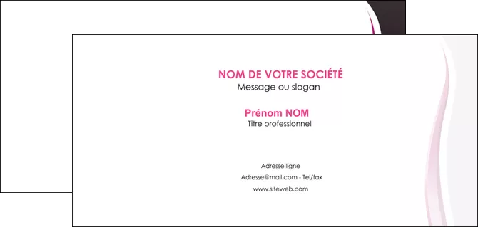 cree carte de correspondance violet fond violet gris MLGI81214