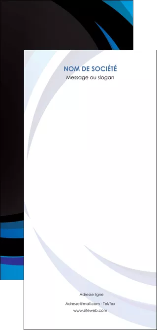 imprimerie flyers web design bleu couleurs froides abstrait MLGI81300
