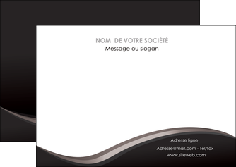 impression flyers web design noir blanc fond noir MLGI81896