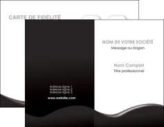 realiser carte de visite web design noir blanc fond noir MLGI81920